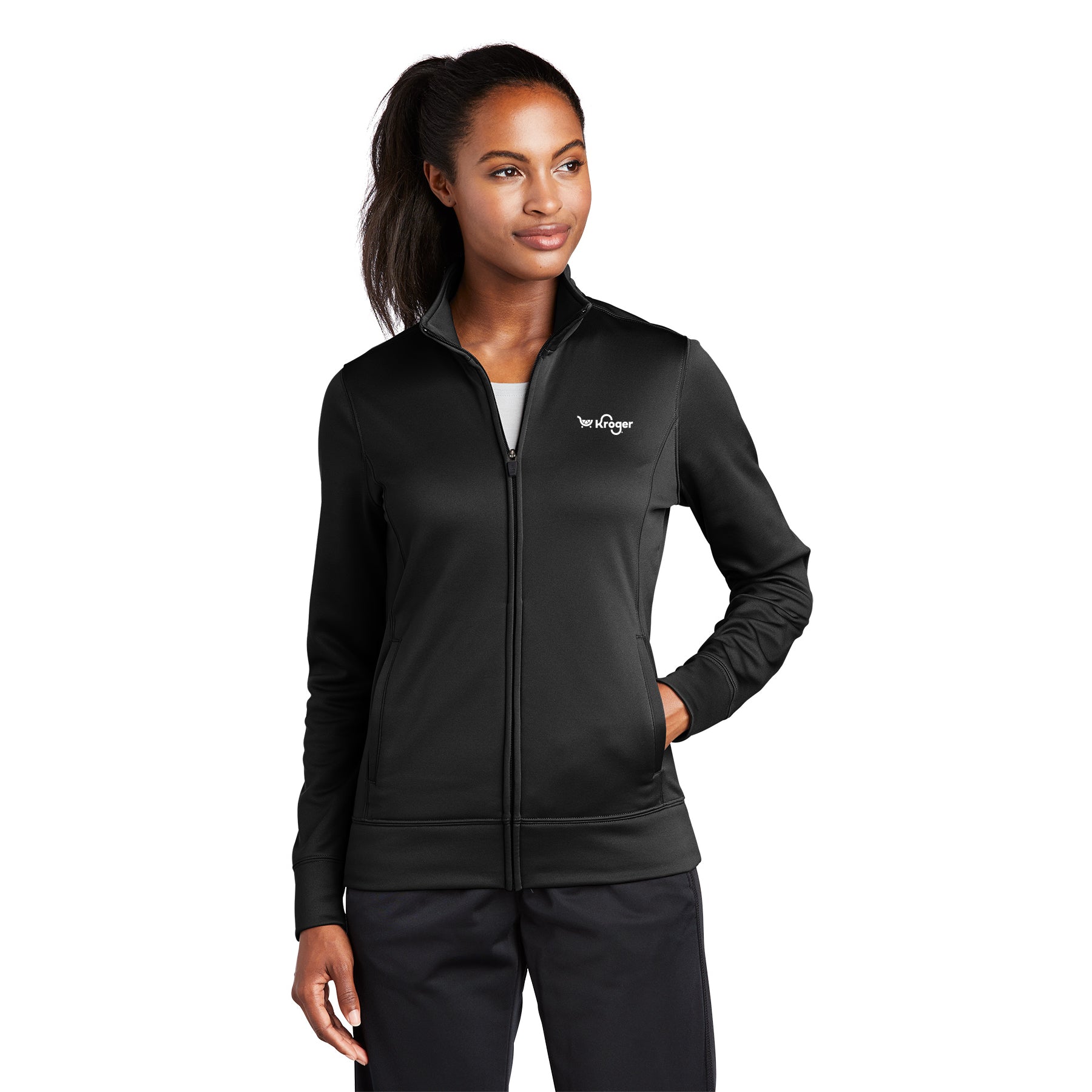 KGS-100 Ladies' Sport-Tek Full Zip Jacket Black – Shop Kroger Gear